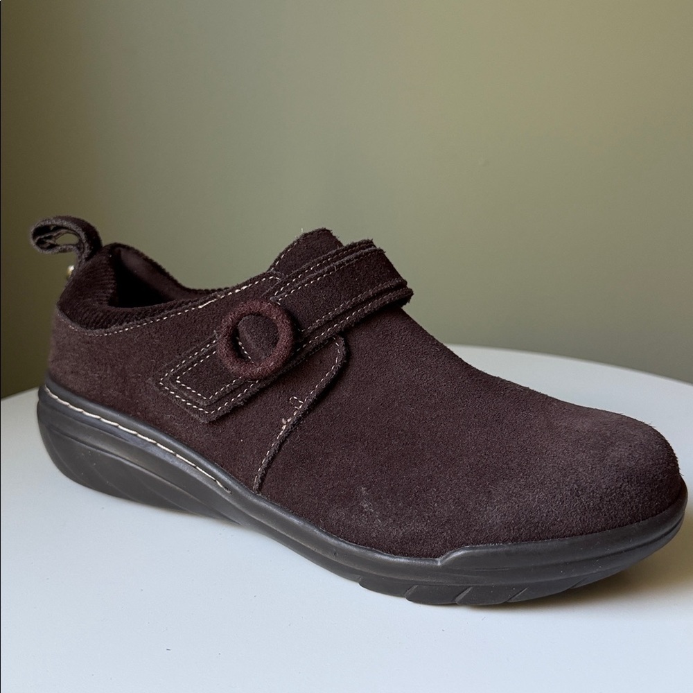 Jambu Suede Fennel Oxford Moccasin Flats Cushioned  comfort rubber outsole 6.5